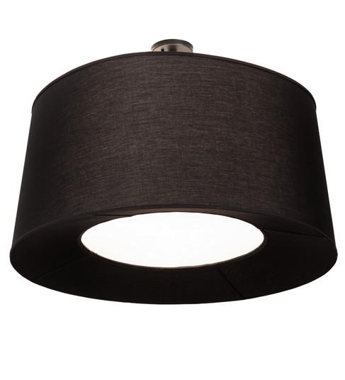 Cilindro Three Light Pendant in Textured Black (57|195608)