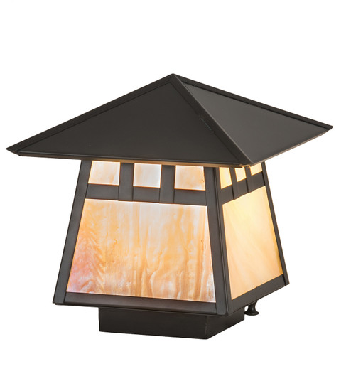 Stillwater One Light Pier Mount in Craftsman Brown (57|191768)