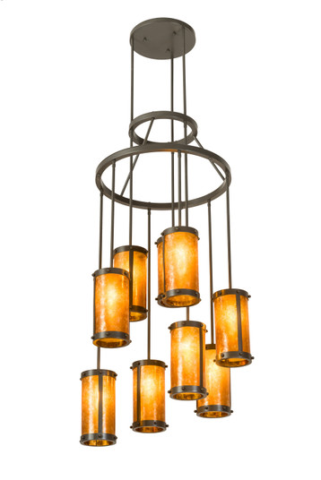 Cartier Nine Light Chandelier in Timeless Bronze (57|190704)