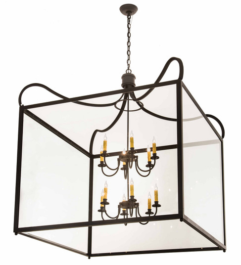 Rennes 16 Light Pendant in Wrought Iron (57|190125)