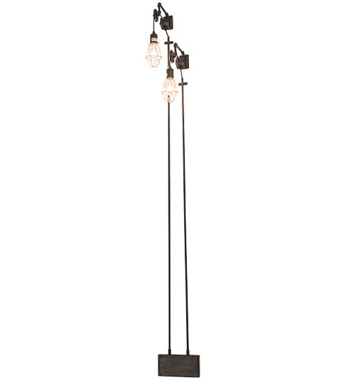 Alva Two Light Wall Sconce in Industrial Steel (57|189156)