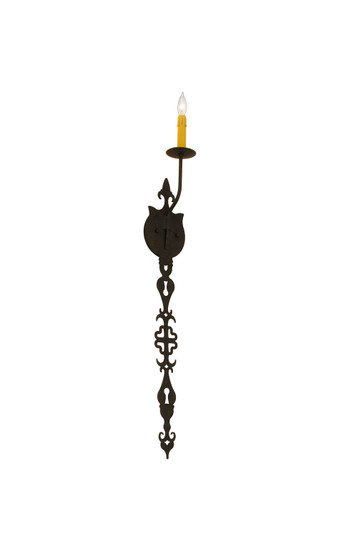 Merano One Light Wall Sconce in Gunmetal (57|183468)