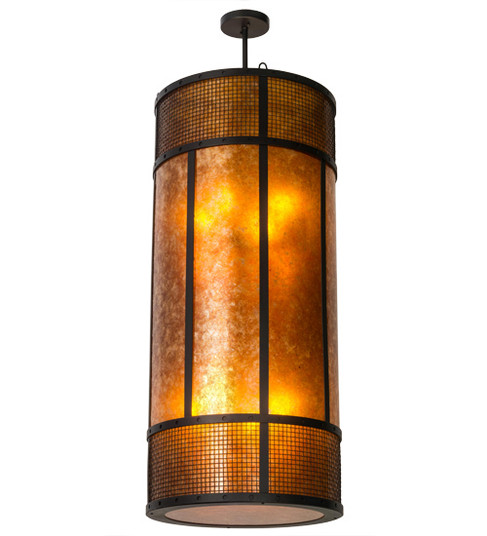 Cilindro Eight Light Pendant in Textured Black (57|182589)