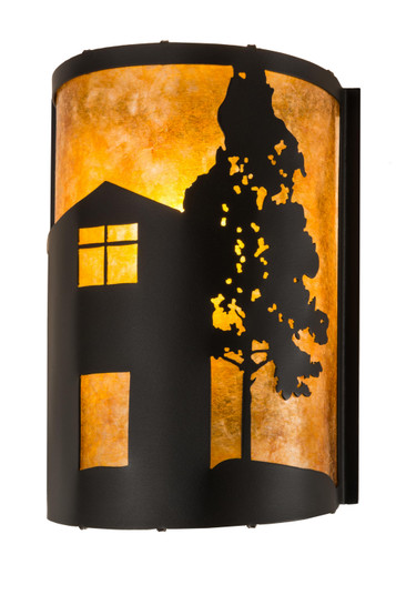 County Fair One Light Wall Sconce in Textured Black (57|180325)