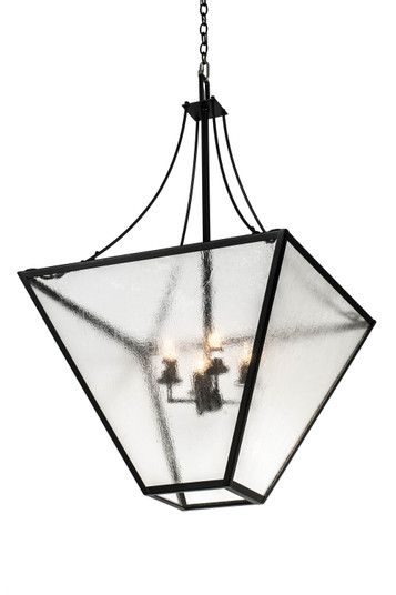 Zale Four Light Pendant in Textured Black (57|177948)