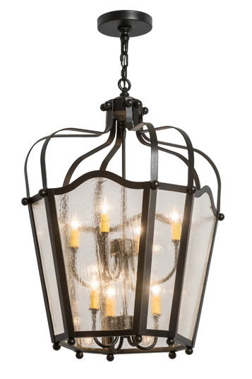 Citadel Eight Light Pendant in Textured Black (57|177132)
