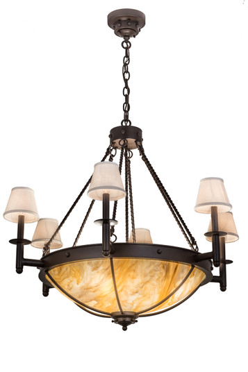 Freya Ten Light Chandelier in Cafe Noir (57|173511)