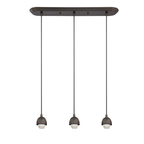 Mini Pendant Three Light Mini Pendant in Oil Rubbed Bronze (88|6301300)