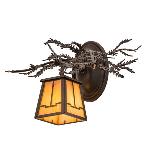 Pine Branch One Light Wall Sconce in Cafe Noir (57|170878)