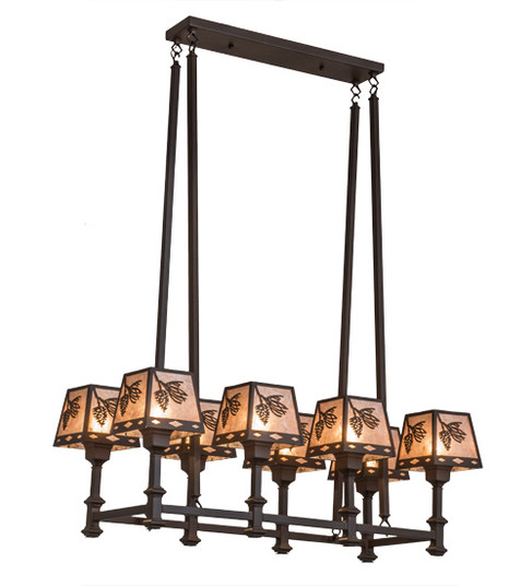 Balsam Pine Eight Light Chandelier in Cafe Noir (57|170354)