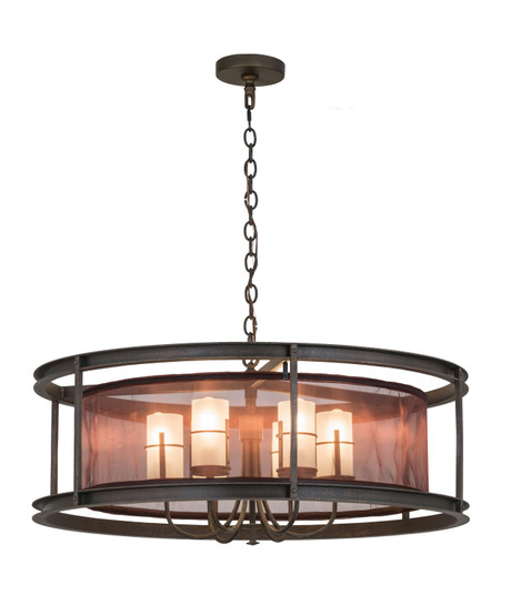 Cordoba Six Light Pendant in Gilded Tobacco (57|169088)