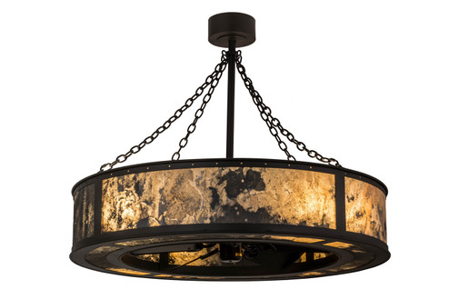 Smythe Eight Light Chandel-Air in Black Metal,Wrought Iron (57|168462)