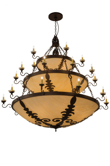 Castellum 41 Light Chandelier in Mahogany Bronze (57|168220)