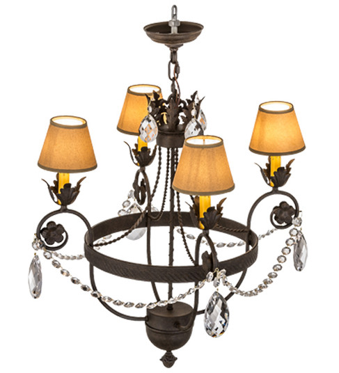 Antonia Four Light Chandelier in Chestnut (57|167827)