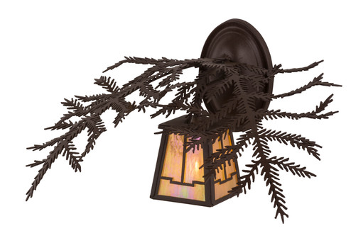 Pine Branch One Light Wall Sconce in Cafe Noir (57|166568)