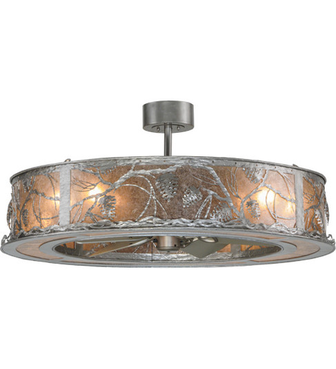 Whispering Pines Eight Light Chandel-Air in Chrome (57|164988)