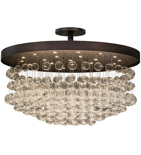 Bulle 22 Light Semi-Flushmount in Mahogany Bronze (57|163979)
