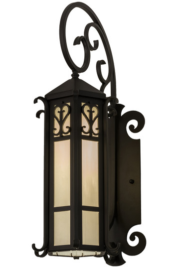 Caprice One Light Wall Sconce in Solar Black (57|158958)