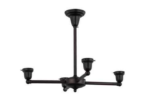Chandelier Hardware Four Light Chandelier Hardware in Craftsman Brown (57|157539)