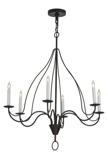 Polonaise Six Light Chandelier in Timeless Bronze (57|154071)
