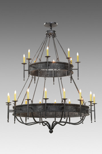 Marta 24 Light Chandelier in Gunmetal (57|153295)