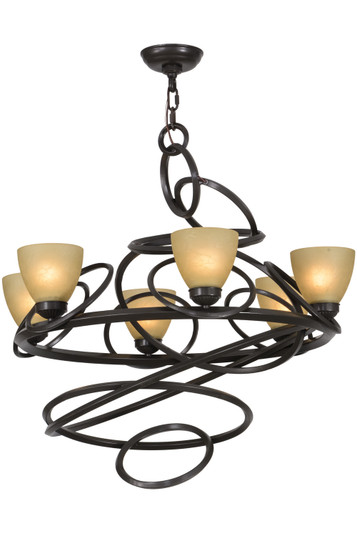 Anneau Six Light Chandelier in Timeless Bronze (57|152738)