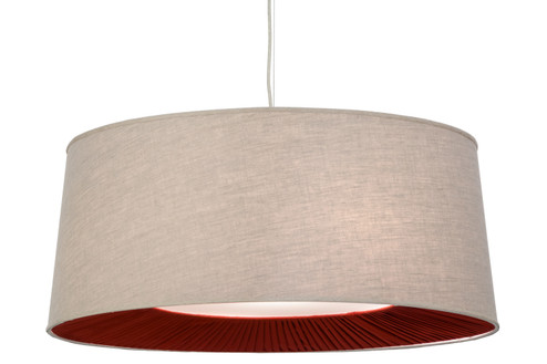 Bruges Five Light Pendant in Nickel (57|152529)