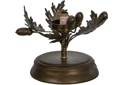 Oak Leaf & Acorn One Light Table Base in Antique Copper (57|152370)