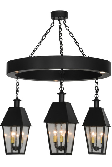 Oneida 12 Light Chandelier in Flat Black (57|152348)