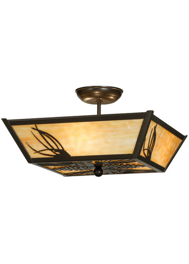 Mountain Pine Three Light Flushmount in Timeless Bronze (57|151038)