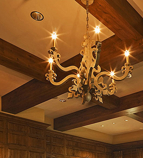 Tristan Six Light Chandelier in Tuscan Ivory (57|146639)