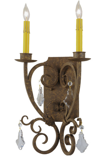 Thierry Two Light Wall Sconce in Pompeii Gold (57|145752)