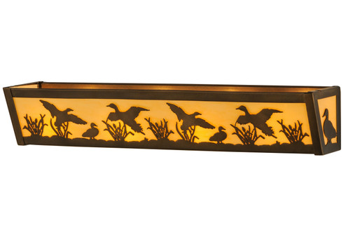 Ducks In Flight Four Light Vanity in Antique Copper (57|145714)