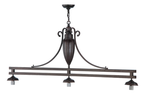 Fernando Three Light Island Pendant Hardware in Mahogany Bronze (57|144875)