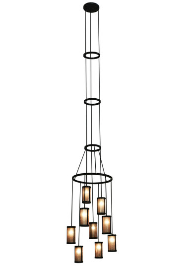 Cartier Nine Light Chandelier in Mahogany Bronze (57|142437)