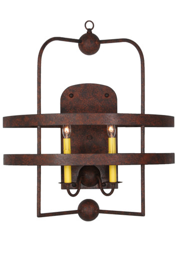 Aldari Two Light Wall Sconce in Rusty Nail (57|142242)