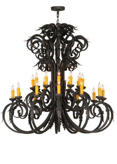 Serratina 24 Light Chandelier in Custom (57|141577)