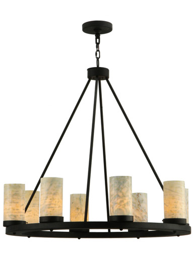 Loxley Eight Light Chandelier in Chestnut (57|140445)