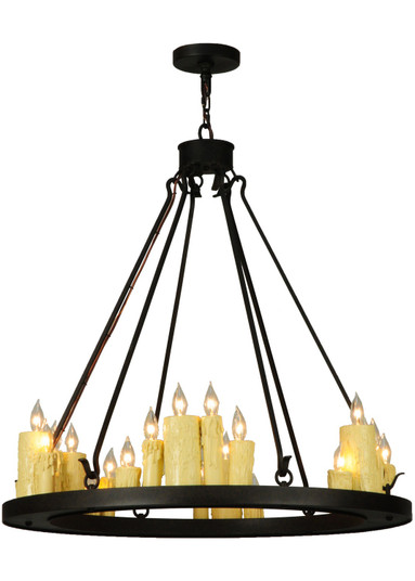 Deina 24 Light Chandelier in Chestnut (57|139761)