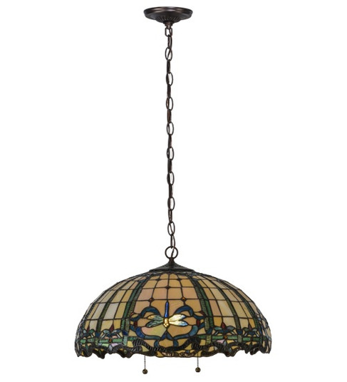 Dragonfly Two Light Pendant in Craftsman Brown (57|138578)