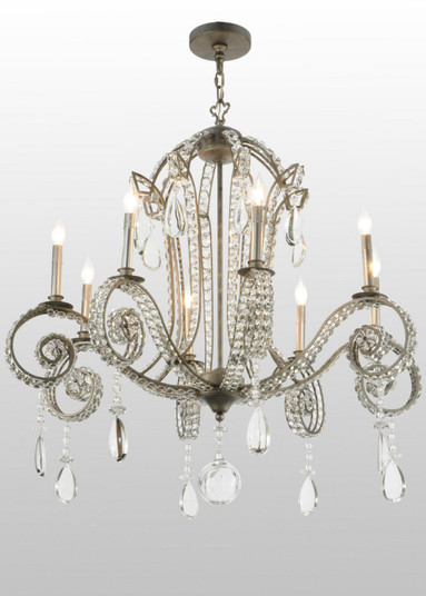 Lucerne Eight Light Chandelier in Iron Ore (57|137323)
