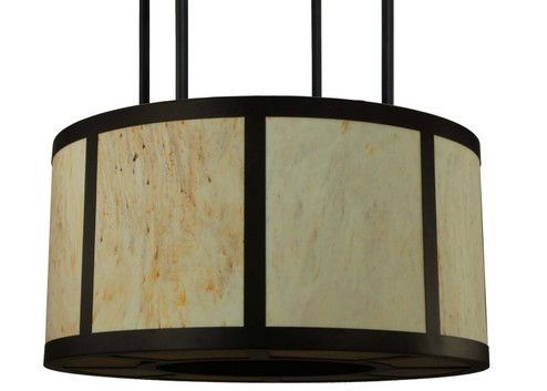 Cilindro Eight Light Semi-Flushmount in Oil Rubbed Bronze (57|133454)