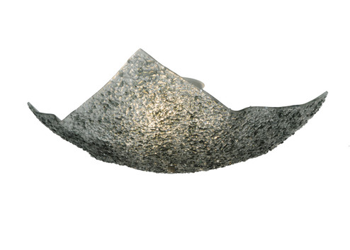Metro Fusion Three Light Flushmount in Clear/Gray Frit (57|131703)