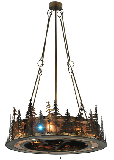 Tall Pines 13 Light Chandelier in Burnished Copper (57|130184)