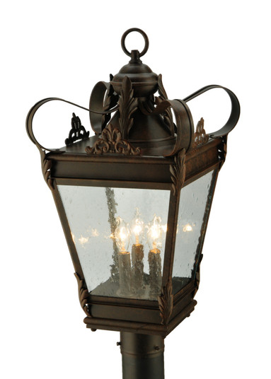 Verona Three Light Post Mount in Gilded Tobacco (57|129190)