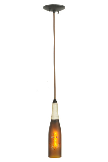 Coastal Collection One Light Mini Pendant in Black Metal (57|124011)