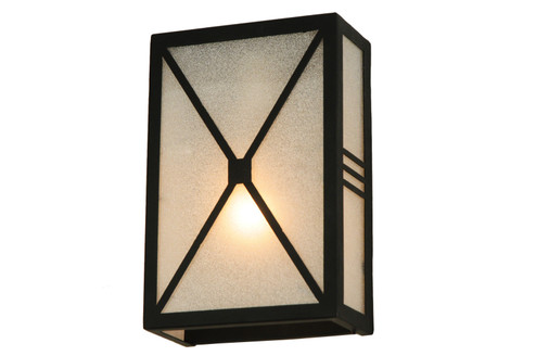 Whitewing One Light Wall Sconce in Blackwash (57|123381)