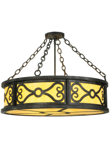 Donya Four Light Inverted Pendant in Cajun Spice (57|120478)