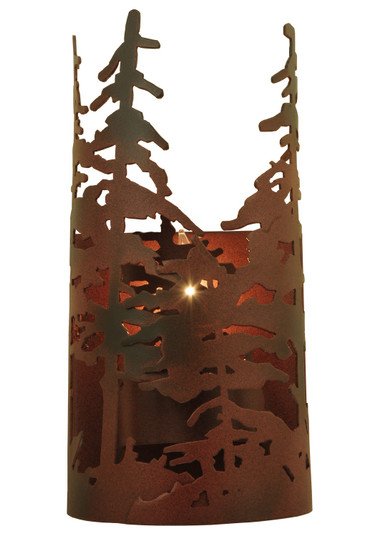 Tall Pines One Light Wall Sconce in Rust/Wrought Iron (57|117371)