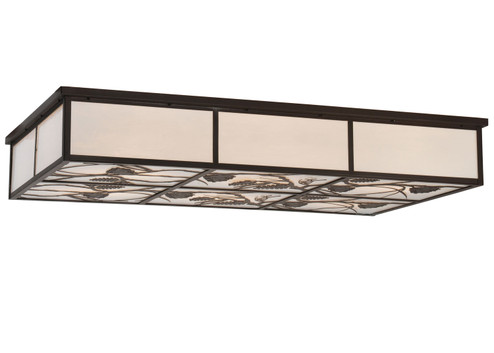 Mountain Pine 12 Light Flushmount in Cafe Noir (57|117123)